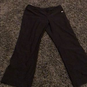 Nike dri fit wide leg pants